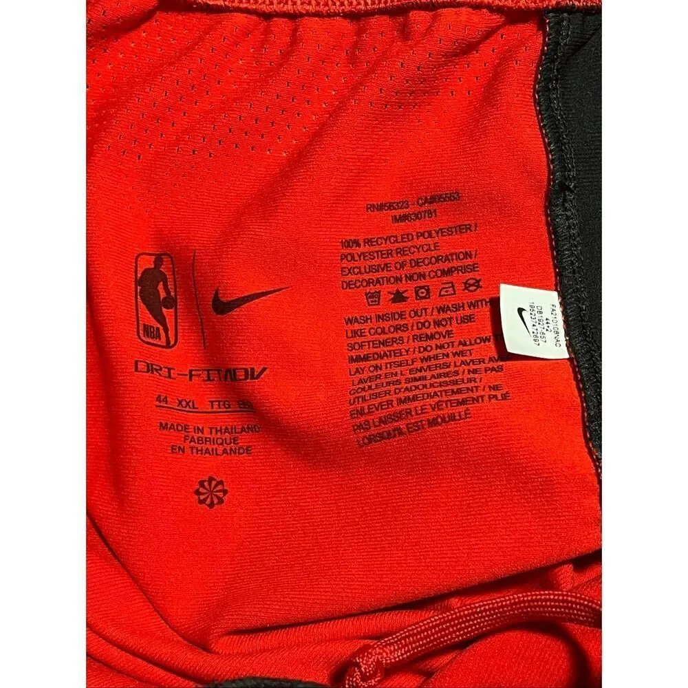 Nike Team-Issued NBA 75th Anniversary Houston Rockets Shorts 44